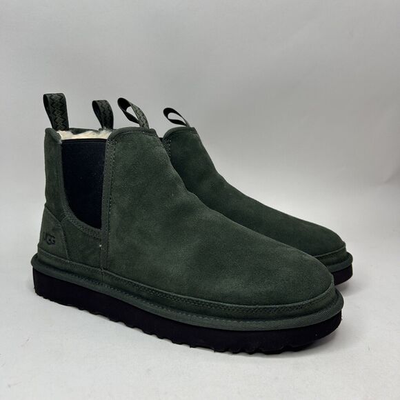 UGG Neumel Chelsea Suede Ankle Boots “Forest Night Green” 2023